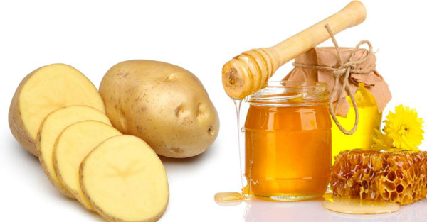 Cách trị nám tàn nhang bằng mật ong + khoai tây